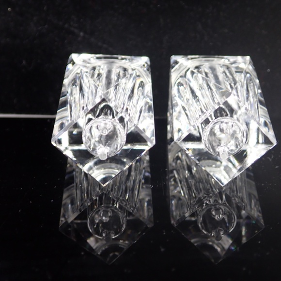 Simon Designs Crystal Mini Salt & Pepper Shaker Set New in Box - Picture 11 of 12
